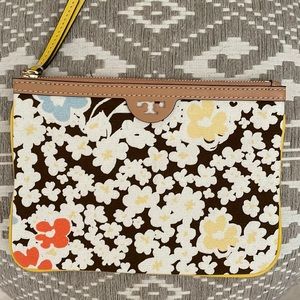 Tory Burch canvas small clutch *nwot